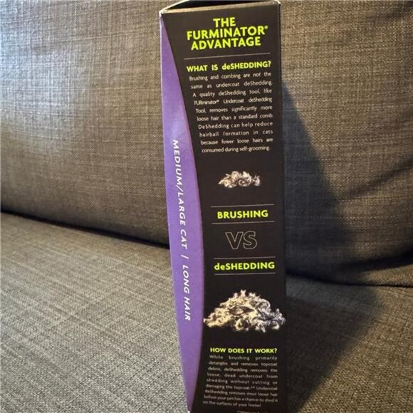 FURminator Short Hair Cat Deshedding Tool - Picture 6 of 10